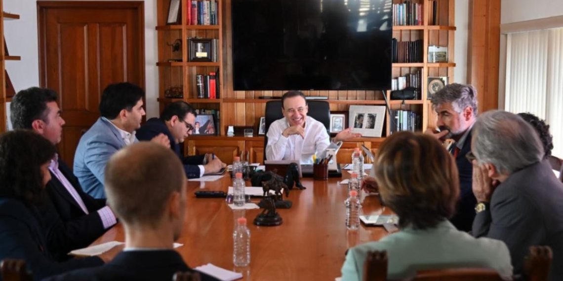 Potencia Gobernador Durazo proyectos estratégicos del Plan Sonora con directivos del Banco Mundial y Puerto de Amberes