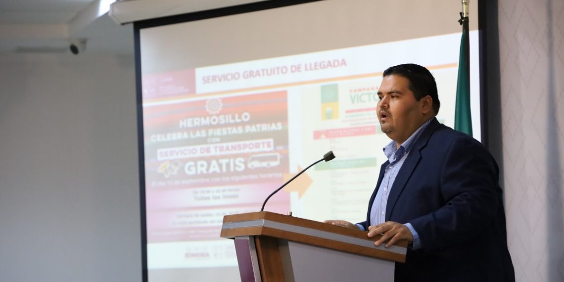 Anuncia Gobierno de Sonora transporte gratuito para la celebración del Grito en HMO