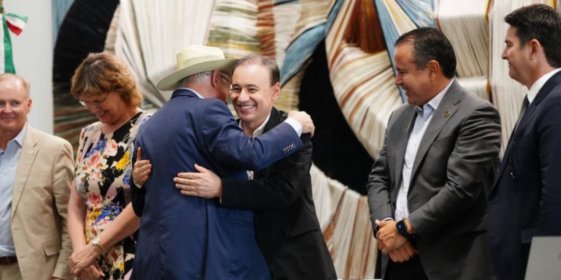 Plan Sonora une relación Sonora y Estados Unidos, coinciden Gobernador Durazo y embajador Ken Salazar