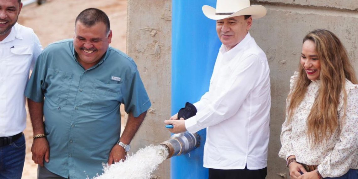 Lleva Gobernador Durazo agua a comunidades que nunca habían tenido acceso