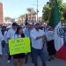 Trabajadores del Poder Judicial salen a las calles de Hermosillo a protestar