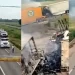Sujetos armados bloquean la Maxipista Culiacán-Mazatlán, en Sinaloa