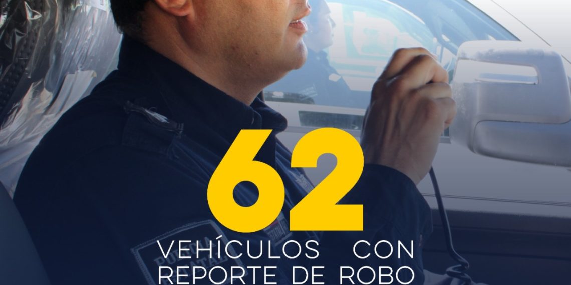 Recupera SSP 62 vehículos con reporte de robo en lo que va de septiembre