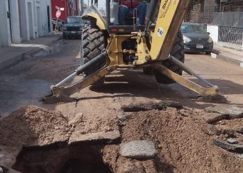 Se registró una ruptura en tubería de conducción de agua potable de 24