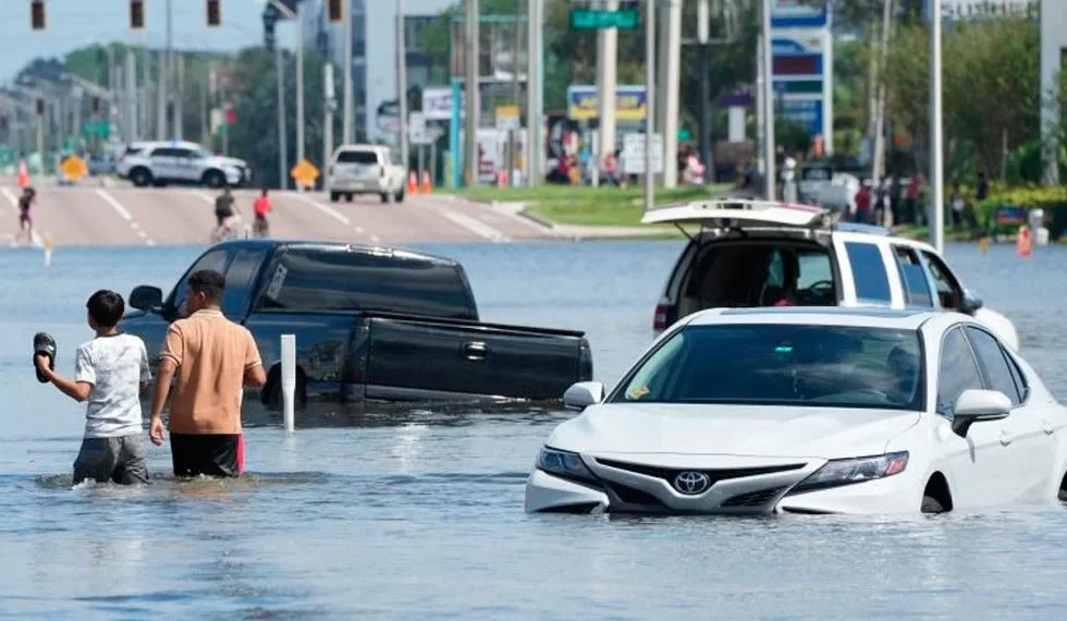 Las imágenes que deja el paso del huracán ‘Milton’ en Florida