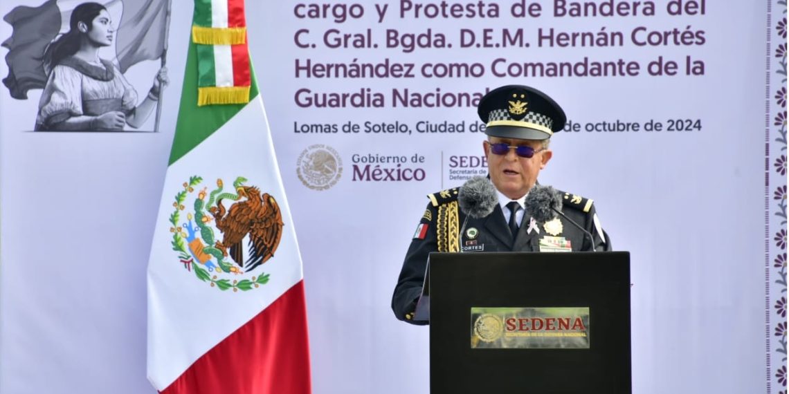 Hernán Cortés Hernández, nuevo comandante interino de la Guardia Nacional