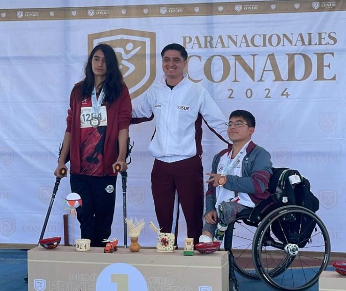 Conquistan estudiantes de Cobach Sonora medallas en Juegos Nacionales Paralímpicos