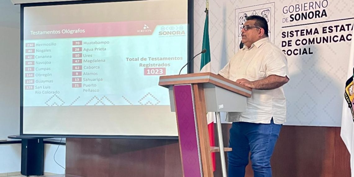 Promueve Gobierno de Sonora seguridad patrimonial con extensión del mes del testamento