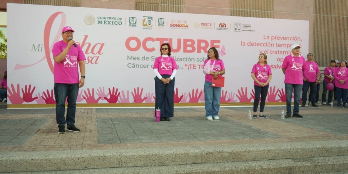 Conmemora Gobierno de Sonora Día Internacional de la Lucha Contra el Cáncer de Mama