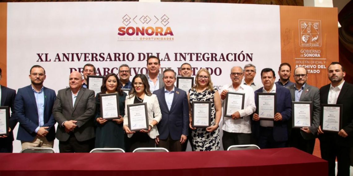 Celebra Gobierno de Sonora 40 años de la integración de su Archivo Histórico con la Declaratoria de Patrimonio Documental de Caborca