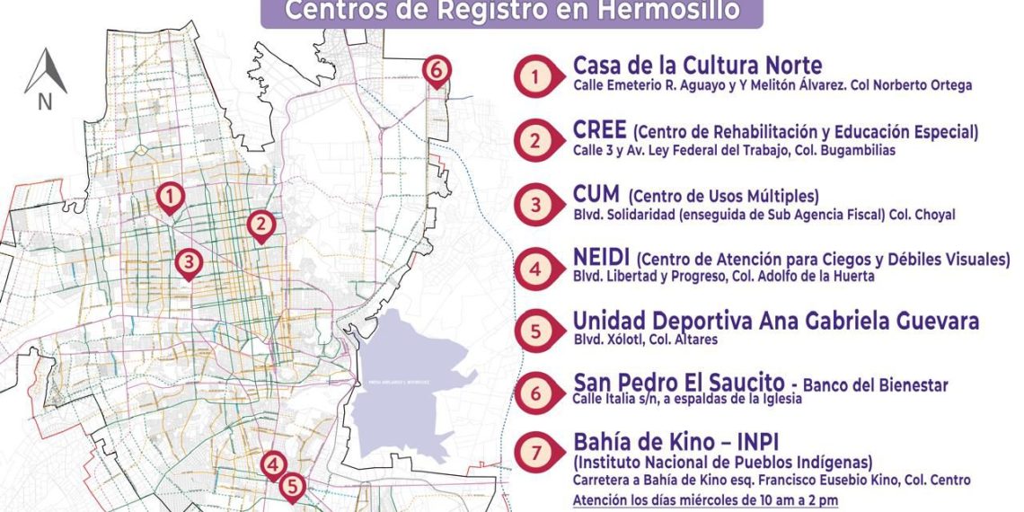 En Sonora inicia el registro a la pensión para el bienestar de las mujeres adultas mayores de 60 a 64 años