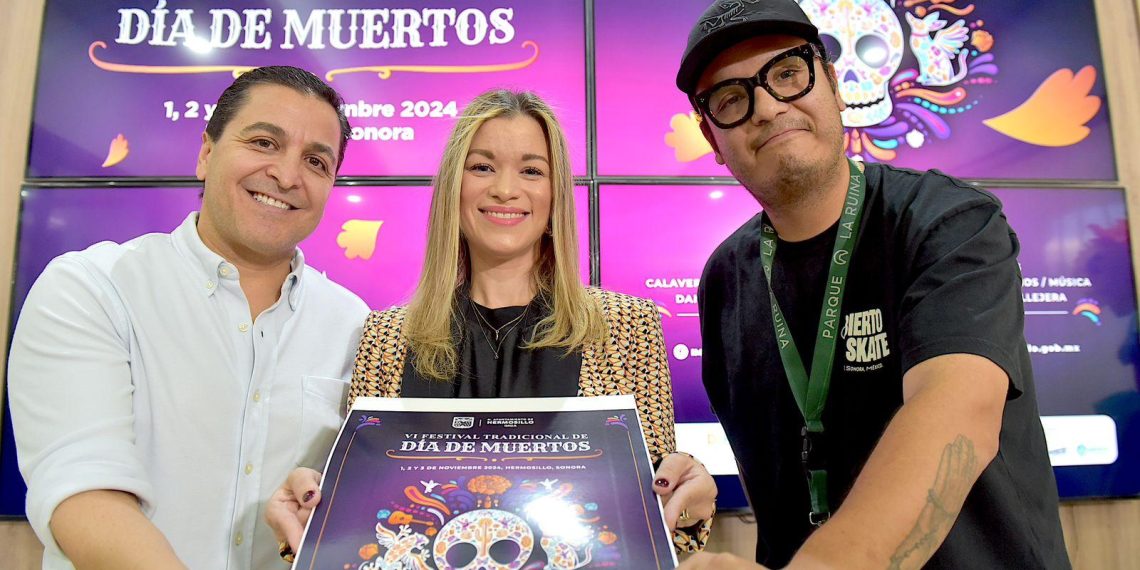 Invitan a participar en las actividades del Festival Tradicional del Día de Muertos en Hermosillo