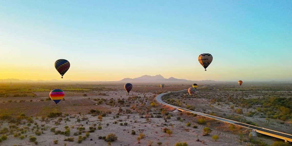 Se viste de colores cielo de Hermosillo con el Tercer Festival del Globo