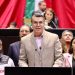 En tribuna, Ramón Flores defiende reformas a artículos  4 y 27 de la Constitución
