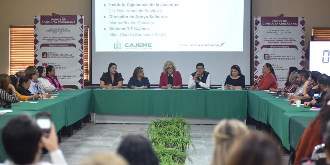 Se llevan a cabo en Cajeme los últimos tres Foros de Consulta Ciudadana para integración del Plan Municipal del Desarrollo 2024-2027