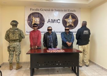 AMIC y SEMAR aseguran drogas y detienen a tres personas en San Luis Río Colorado
