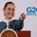 Sheinbaum sugerirá al G20 redirigir 1% del gasto armamentista a la pobreza y las mujeres