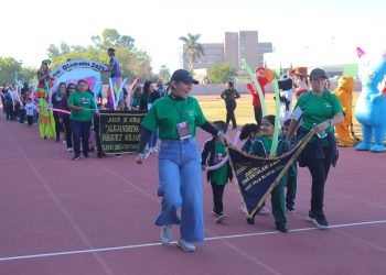 Más de 100 estudiantes participaron en la Décima “Mini-Olimpiada Deportiva 2024” en Cajeme