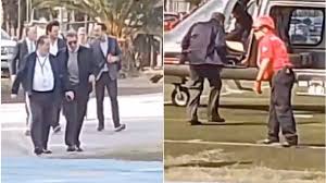 Ricardo Monreal utilizó helicóptero para transportarse desde la Cámara de Diputados; “Lo hago con frecuencia”, responde