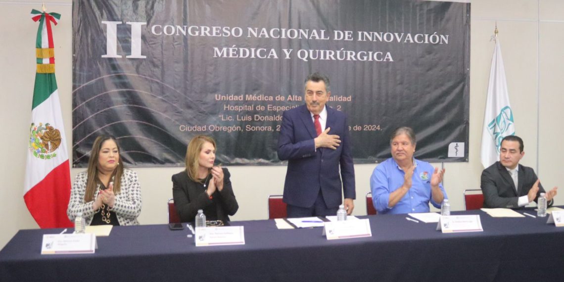 Inaugura Javier Lamarque II Congreso de innovación Médica y Quirúrgica en Cajeme