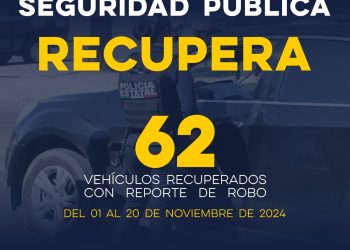 Gobierno de Sonora recupera 62 vehículos con reporte de robo en operativos de SSP