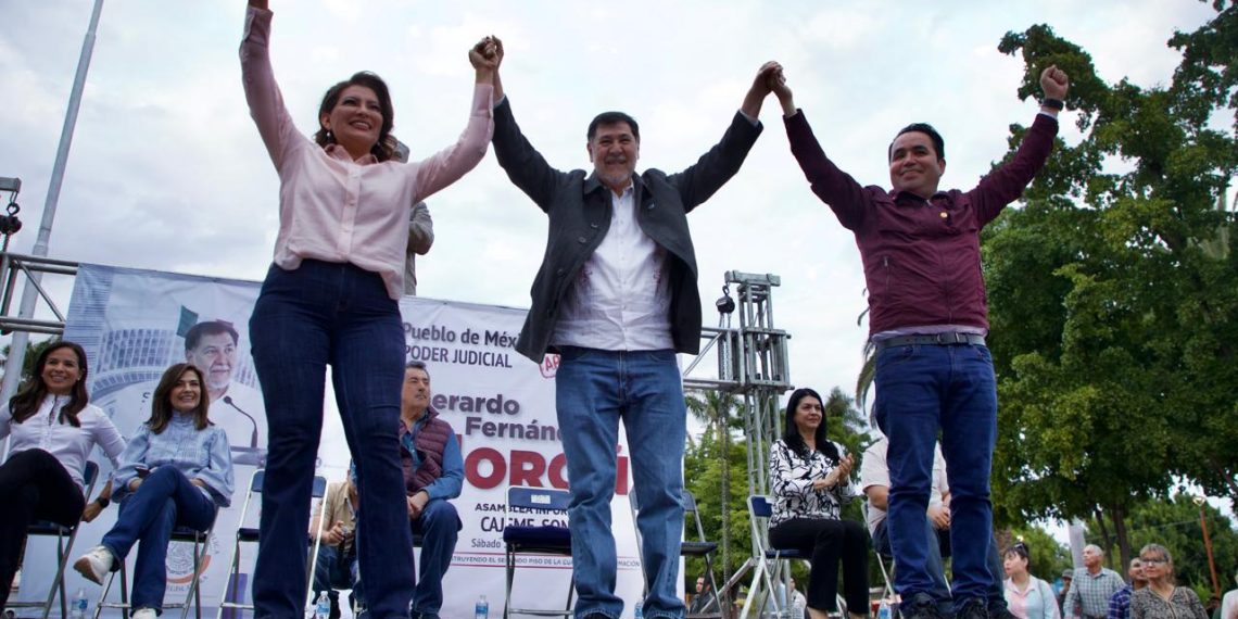 Avanza la elección histórica de juzgadores por voto popular: Gerardo Fernández Noroña