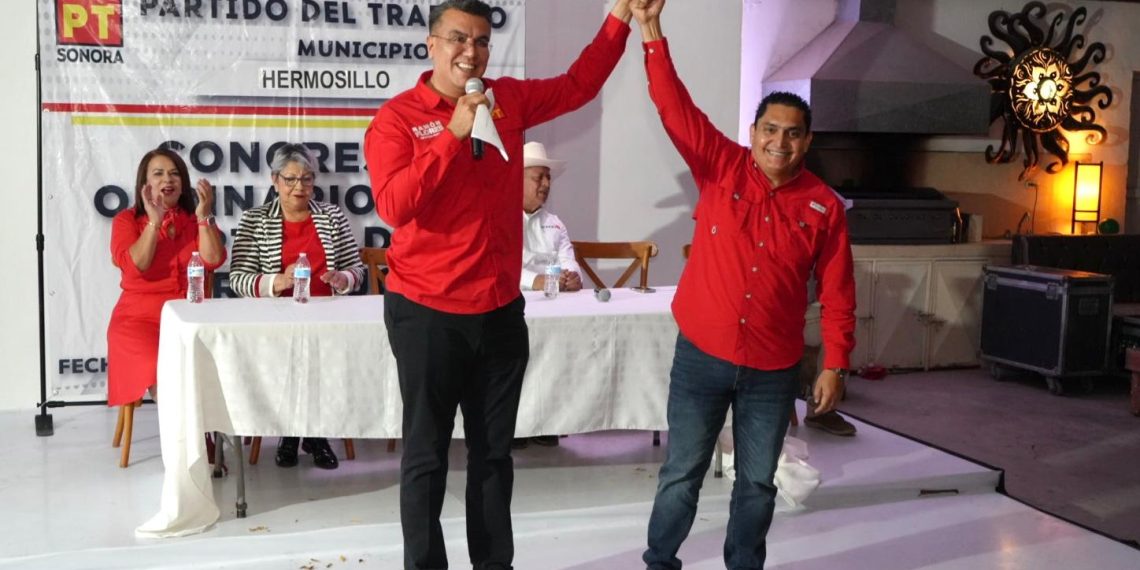 Despliega Comisionado del PT Ramón Flores importante actividad partidista en Hermosillo