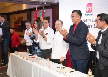 Encabeza Comisionado Ramón Flores Segundo Encuentro Estatal de autoridades locales del PT con Alfonso Durazo como testigo