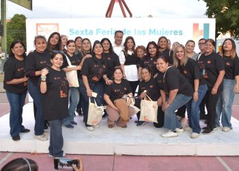 Constatan Toño Astiazarán y Patty Ruibal éxito de la Sexta Feria de las Mujeres