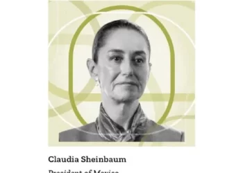 Sheinbaum aparece en el top 100 de “Titanes” de la revista Time