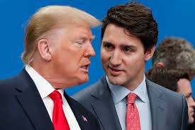 Conversan Trump y Trudeau tras amenaza de aranceles