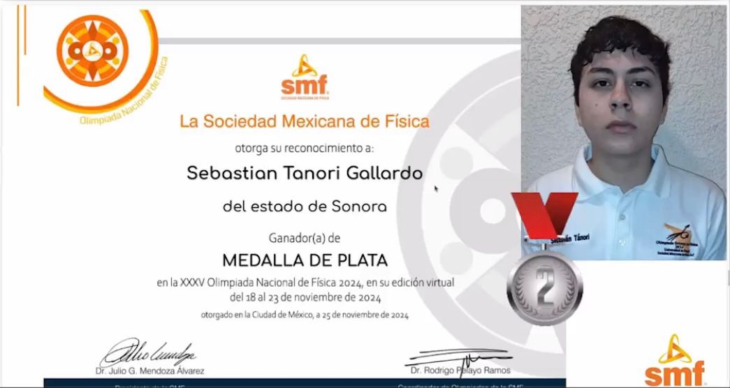 Ganan alumnos de Cobach Sonora medallas en Olimpiada Nacional de Física 2024
