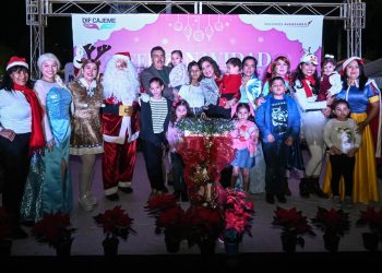 Se enciende la magia de Cajeme con su emblemático árbol de Navidad