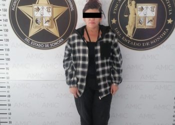 Detienen a mujer en posesión de droga en Hermosillo