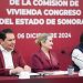 Diputadas y diputados instalan la Comisión de Vivienda y atestiguan firma de convenio entre el Gobierno de Sonora y el Infonavit