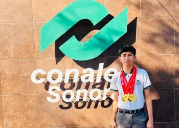 Alumno de Conalep Sonora obtiene medallas de oro en competencia internacional de karate