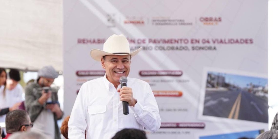 Gobernador Durazo cumple a sonorenses con rehabilitación de más de 120 vialidades en municipios
