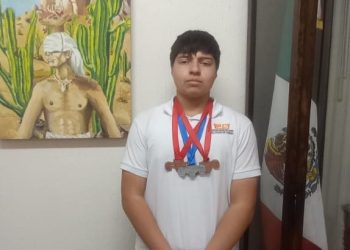 Alumno de Cobach Sonora se convierte en subcampeón nacional de halterofilia