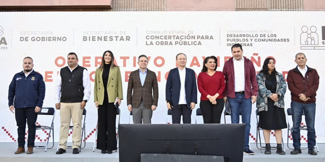 Gobernador Durazo lleva apoyos a familias de los 72 municipios con Operativo Navideño 2024