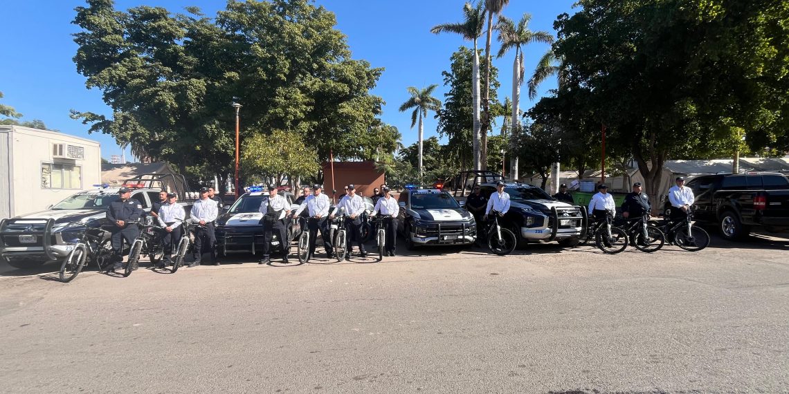 Inicia operativo de vigilancia en zona comercial de Cajeme