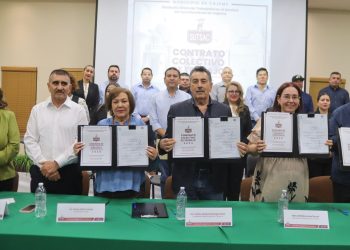 Firman gobierno municipal de Cajeme y SUSTAC-CTM convenio colectivo de trabajo 2025-2027