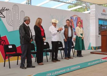 Encabezan Alfonso Durazo y Javier Lamarque el lanzamiento de la señal Telemax en Ciudad Obregón