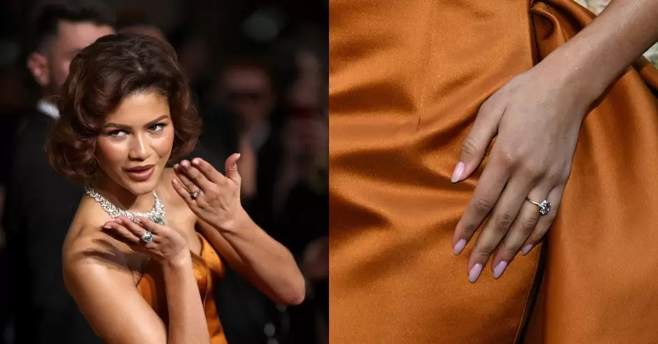 Zendaya genera revuelo con anillo que portó en los Golden Globe