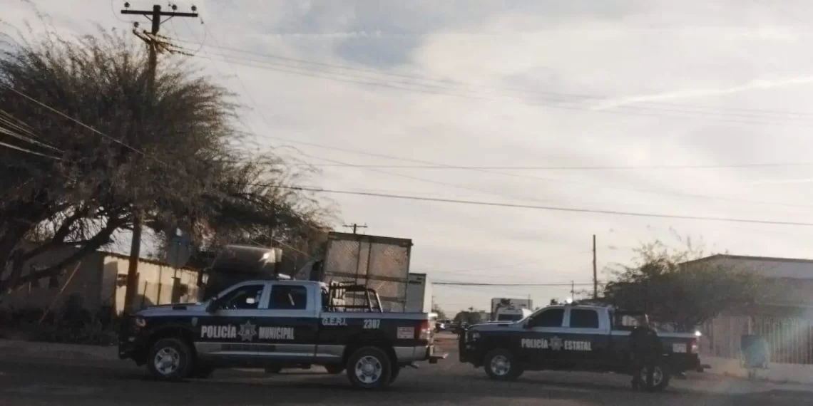 Asesinan a balazos presunto mecánico en la colonia Burócrata en San Luis Río Colorado