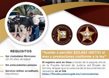 Abre FGJES convocatoria para Agentes Ministeriales de Investigación Criminal