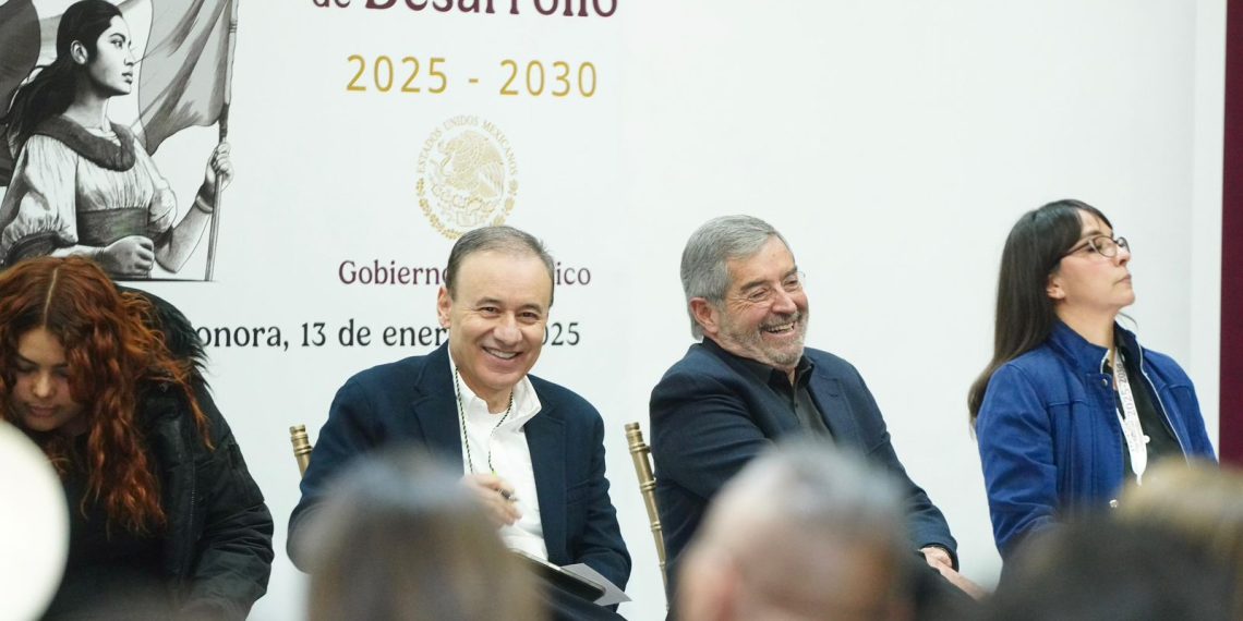 Gobernador Durazo y Canciller de la Fuente trazan ruta de desarrollo con Consulta para Plan Nacional