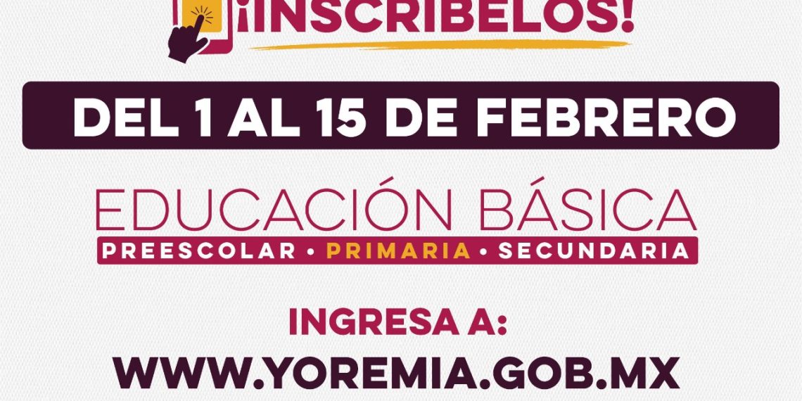 Mañana inician las Inscripciones Anticipadas del nivel básico para el ciclo escolar 2025-2026: SEC