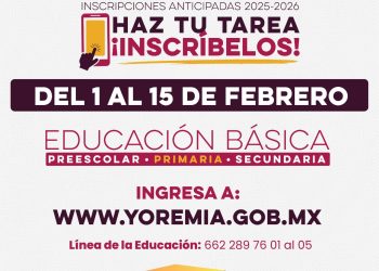 Mañana inician las Inscripciones Anticipadas del nivel básico para el ciclo escolar 2025-2026: SEC