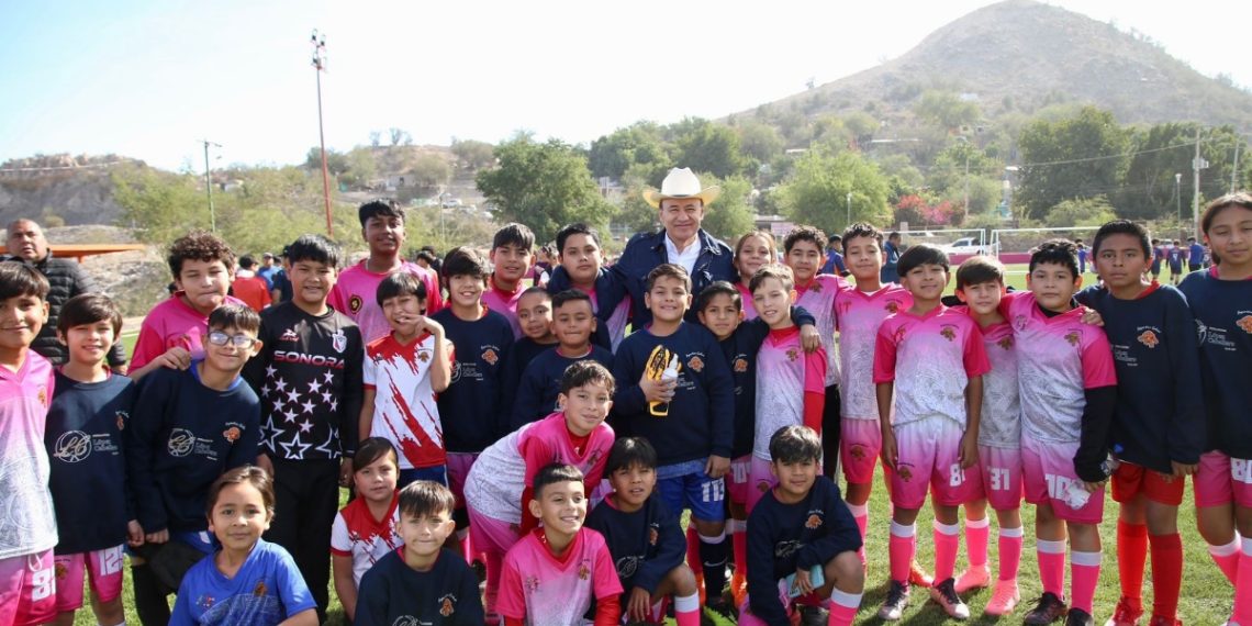 Rescata Gobernador Durazo unidades deportivas en beneficio de niños, jóvenes y adultos atletas