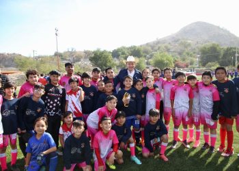 Rescata Gobernador Durazo unidades deportivas en beneficio de niños, jóvenes y adultos atletas